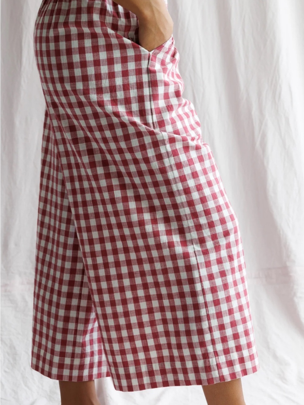 Red Check Pants - Picture 4 of 4